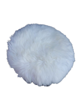 Barhockerüberzug weiss